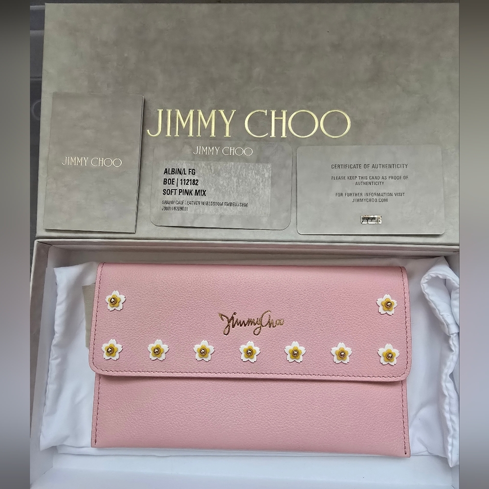 NWT Jimmy Choo Blossom Long Wallet! - Picture 3 of 15